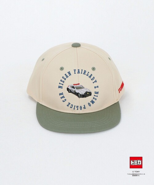 green label relaxing（グリーンレーベルリラクシング）の「【別注】＜TOMICA＞キャップ / キッズ（キャップ・キッズ・オリーブ/ダークブラウン・FREE(53-55cm)）」の3枚目の写真