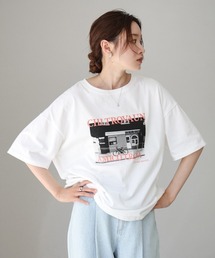 フォトプリントカラーロゴ半袖Ｔシャツ