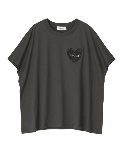 ZUCCa / LOGO刺繍T / Tシャツ(XL black(26)): ZUCCa| A-net