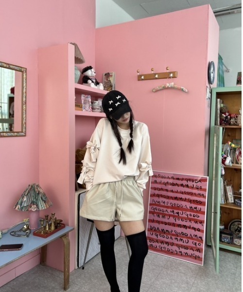 ipugo（イプゴ）の「ipugo/イプゴ レザーショートパンツ（その他パンツ・レディース・ベージュ/ブラック・FREE）」の19枚目の写真