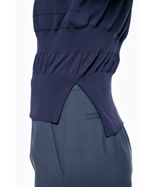 ENFOLD（エンフォルド）の「凸凹プルオーバー（ニット/セーター・レディース・ブラック/グレー/ブルー・38）」の6枚目の写真