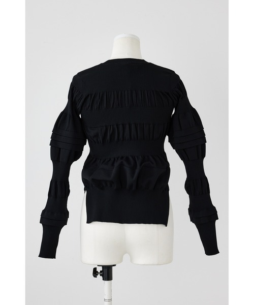 ENFOLD（エンフォルド）の「凸凹プルオーバー（ニット/セーター・レディース・ブラック/グレー/ブルー・38）」の8枚目の写真