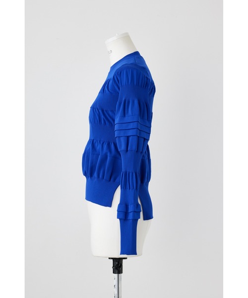 ENFOLD（エンフォルド）の「凸凹プルオーバー（ニット/セーター・レディース・ブラック/グレー/ブルー・38）」の10枚目の写真