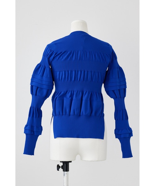 ENFOLD（エンフォルド）の「凸凹プルオーバー（ニット/セーター・レディース・ブラック/グレー/ブルー・38）」の11枚目の写真