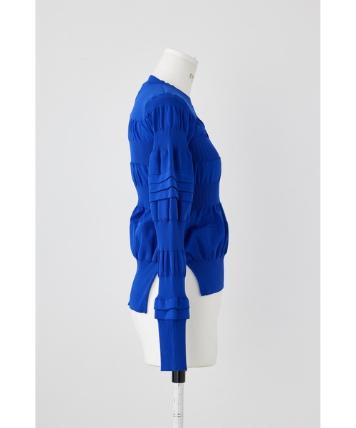 ENFOLD（エンフォルド）の「凸凹プルオーバー（ニット/セーター・レディース・ブラック/グレー/ブルー・38）」の12枚目の写真