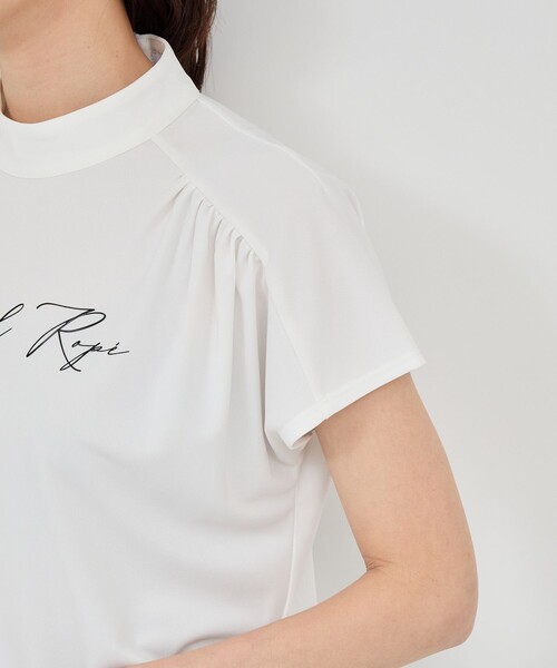 JUN&ROPE'(ジュンアンドロペ)の「【UV】【接触冷感】強撚スムースギャザープルオーバー(Tシャツ/カットソー・レディース・ブラック/ベージュ/ホワイト・M/S/L)」の17枚目の写真