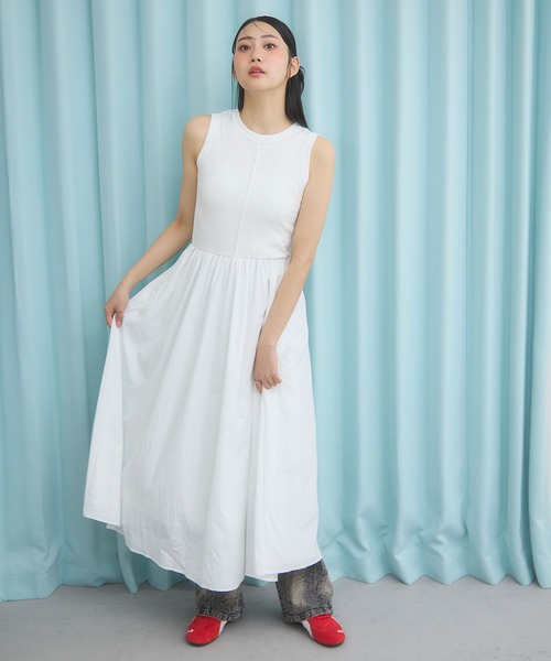 ALAND（エーランド）の「3.3 Field Trip／ドッキングロングワンピース（ワンピース・レディース・ブラック/ブルー/ホワイト・FREE）」の12枚目の写真