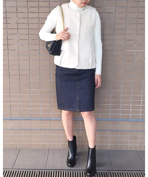 Sheta（シータ）の「リブハイネックニットPO（ニット/セーター・レディース・オフホワイト/グレー/ブラック・FREE）」の10枚目の写真