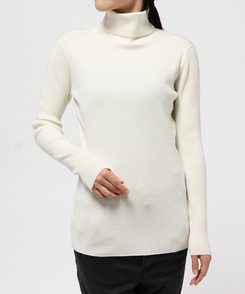 Sheta（シータ）の「リブハイネックニットPO（ニット/セーター・レディース・オフホワイト/グレー/ブラック・FREE）」の2枚目の写真