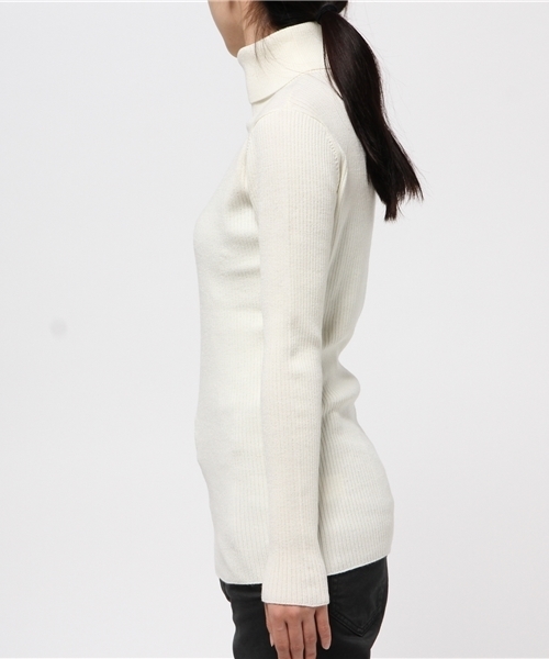 Sheta（シータ）の「リブハイネックニットPO（ニット/セーター・レディース・オフホワイト/グレー/ブラック・FREE）」の4枚目の写真