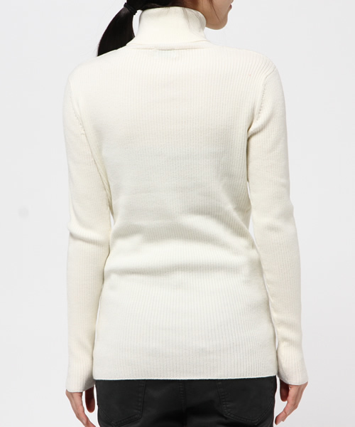 Sheta（シータ）の「リブハイネックニットPO（ニット/セーター・レディース・オフホワイト/グレー/ブラック・FREE）」の5枚目の写真