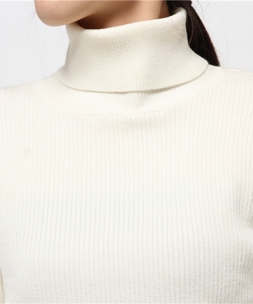 Sheta（シータ）の「リブハイネックニットPO（ニット/セーター・レディース・オフホワイト/グレー/ブラック・FREE）」の6枚目の写真