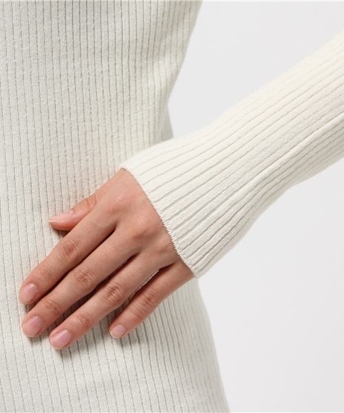 Sheta（シータ）の「リブハイネックニットPO（ニット/セーター・レディース・オフホワイト/グレー/ブラック・FREE）」の7枚目の写真