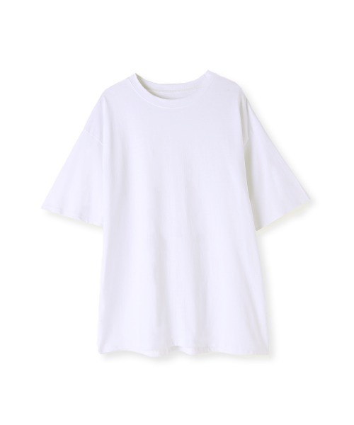 marjour（マージュール）の「HALF SLEEVE OVER TEE（Tシャツ/カットソー・レディース・オフホワイト・M）」の2枚目の写真