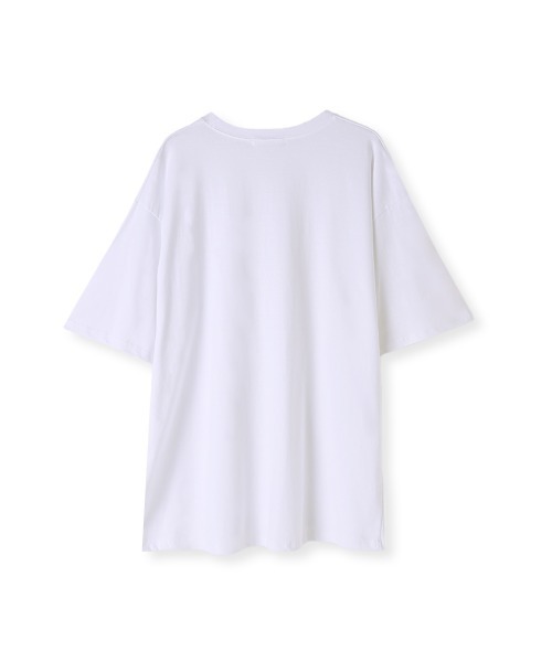 marjour（マージュール）の「HALF SLEEVE OVER TEE（Tシャツ/カットソー・レディース・オフホワイト・M）」の3枚目の写真