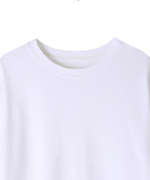 marjour（マージュール）の「HALF SLEEVE OVER TEE（Tシャツ/カットソー・レディース・オフホワイト・M）」の4枚目の写真
