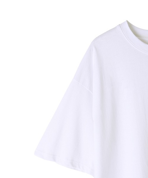 marjour（マージュール）の「HALF SLEEVE OVER TEE（Tシャツ/カットソー・レディース・オフホワイト・M）」の6枚目の写真