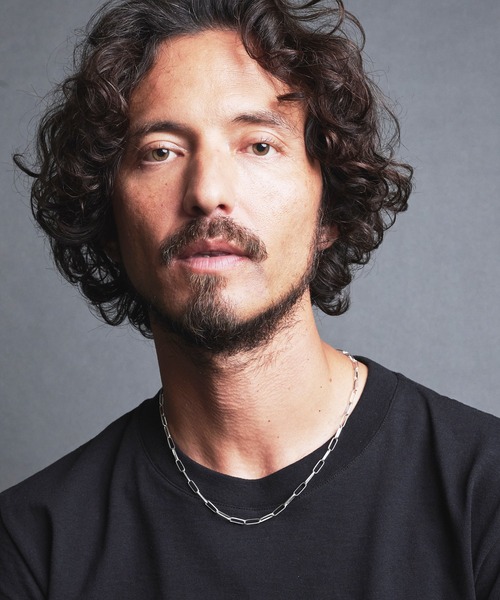 925 SILVER NAVAJO CHAIN NECKLACE (M) 50cm:スターリング シルバー