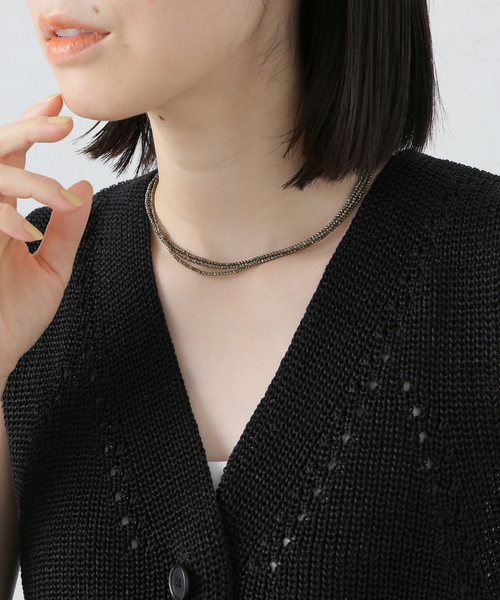 SHASHI（シャシ）の「SHASHI/シャシ SLOBE別注 gemstoneネックレス1 SH-N580（ネックレス・レディース・シルバー・FREE）」の10枚目の写真