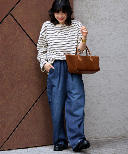 Lee（リー）の「別注【Lee /リー】イージーペインターパンツ（デニムパンツ・レディース・ネイビー/ブルー・SMALL/MEDIUM）」の14枚目の写真