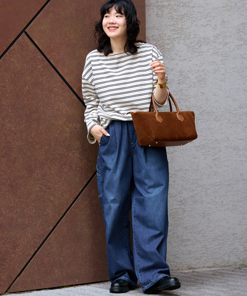 Lee（リー）の「別注【Lee /リー】イージーペインターパンツ（デニムパンツ・レディース・ネイビー/ブルー・SMALL/MEDIUM）」の15枚目の写真