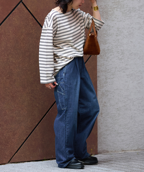 Lee（リー）の「別注【Lee /リー】イージーペインターパンツ（デニムパンツ・レディース・ネイビー/ブルー・SMALL/MEDIUM）」の18枚目の写真