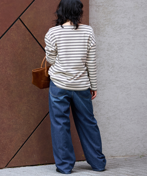 Lee（リー）の「別注【Lee /リー】イージーペインターパンツ（デニムパンツ・レディース・ネイビー/ブルー・SMALL/MEDIUM）」の19枚目の写真
