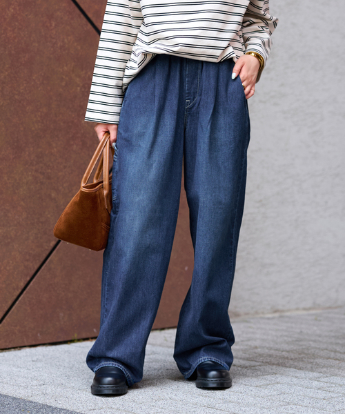 Lee（リー）の「別注【Lee /リー】イージーペインターパンツ（デニムパンツ・レディース・ネイビー/ブルー・SMALL/MEDIUM）」の21枚目の写真