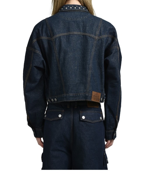 LIAM STUD DENIM JACKET