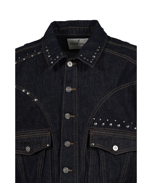 LIAM STUD DENIM JACKET