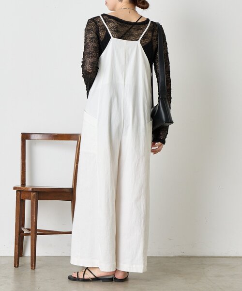 Jena espace merveilleux(ジェナ エスパスメルヴェイユ)の「レースシアーカットソー(Tシャツ/カットソー・レディース・ブラウン/オフホワイト/ブラック・FREE)」の10枚目の写真