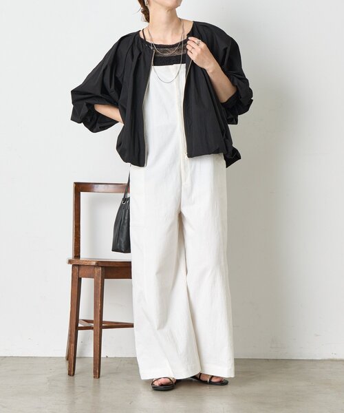 Jena espace merveilleux(ジェナ エスパスメルヴェイユ)の「レースシアーカットソー(Tシャツ/カットソー・レディース・ブラウン/オフホワイト/ブラック・FREE)」の12枚目の写真