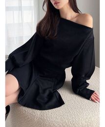 RESEXXY | ワンショルスウェットトップス【セットアップ着用可能】(スウェット)