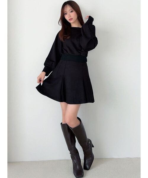 RESEXXY(リゼクシー)の「ワンショルスウェットトップス【セットアップ着用可能】(スウェット・レディース・ホワイト/グレー/ブラック・FREE)」の8枚目の写真