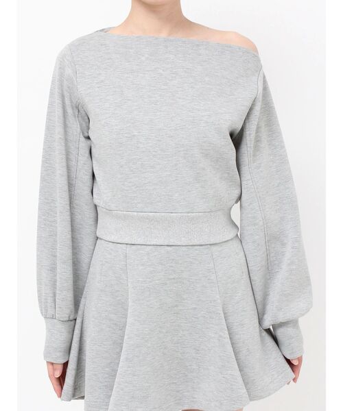 RESEXXY(リゼクシー)の「ワンショルスウェットトップス【セットアップ着用可能】(スウェット・レディース・ホワイト/グレー/ブラック・FREE)」の21枚目の写真