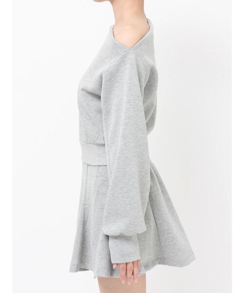 RESEXXY(リゼクシー)の「ワンショルスウェットトップス【セットアップ着用可能】(スウェット・レディース・ホワイト/グレー/ブラック・FREE)」の20枚目の写真