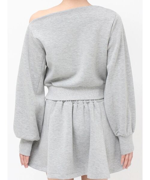 RESEXXY(リゼクシー)の「ワンショルスウェットトップス【セットアップ着用可能】(スウェット・レディース・ホワイト/グレー/ブラック・FREE)」の19枚目の写真