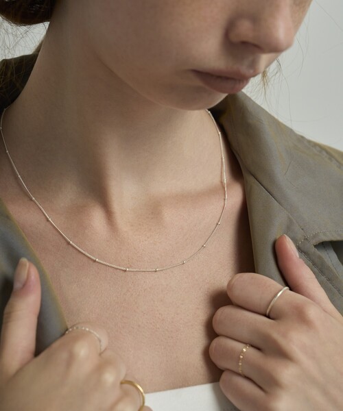 Firsthand(ファーストハンド)の「Firsthand/ファーストハンド Silver925 ドットチェーンネックレス 45(ネックレス・レディース・シルバー・ONE SIZE)」の1枚目の写真