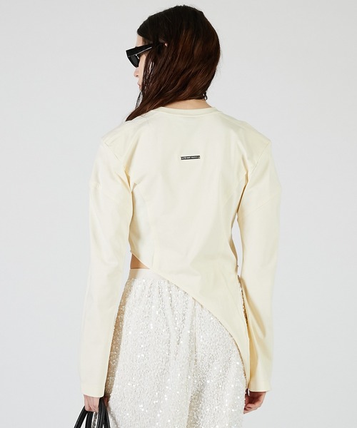 PRANK PROJECT（プランクプロジェクト）の「イレギュラーヘムトップ / Irregular Hem Top（その他トップス・レディース・ブラック/アイボリー/レッド・FREE）」の10枚目の写真