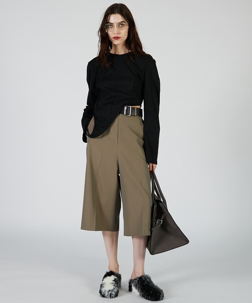 PRANK PROJECT（プランクプロジェクト）の「イレギュラーヘムトップ / Irregular Hem Top（その他トップス・レディース・ブラック/アイボリー/レッド・FREE）」の6枚目の写真