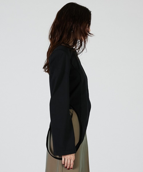 PRANK PROJECT（プランクプロジェクト）の「イレギュラーヘムトップ / Irregular Hem Top（その他トップス・レディース・ブラック/アイボリー/レッド・FREE）」の18枚目の写真