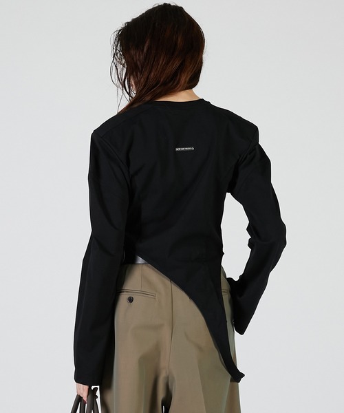 PRANK PROJECT（プランクプロジェクト）の「イレギュラーヘムトップ / Irregular Hem Top（その他トップス・レディース・ブラック/アイボリー/レッド・FREE）」の17枚目の写真