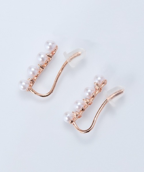Phoebe（フィービィー）の「2wayパールブリンクピアス&イヤリング（ピアス（両耳用）・レディース・イエローゴールド/ピンクゴールド・FREE）」の13枚目の写真