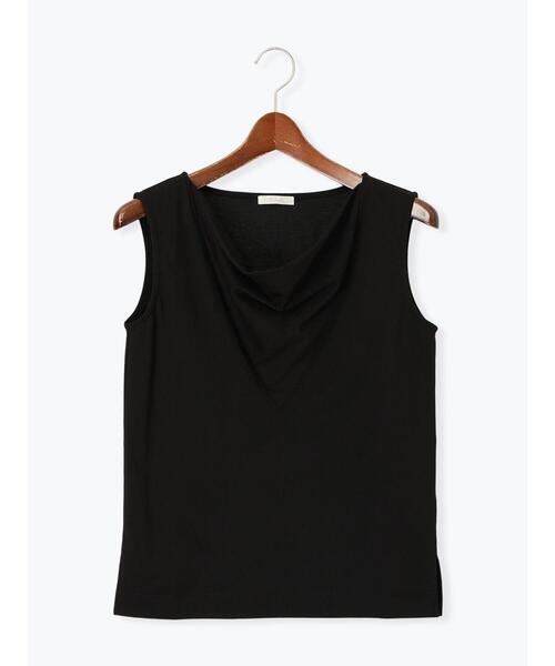 Te chichi(テチチ)の「ドレープネックノースリーブトップス(Tシャツ/カットソー・レディース・イエロー/ブラック/グレー・F)」の14枚目の写真
