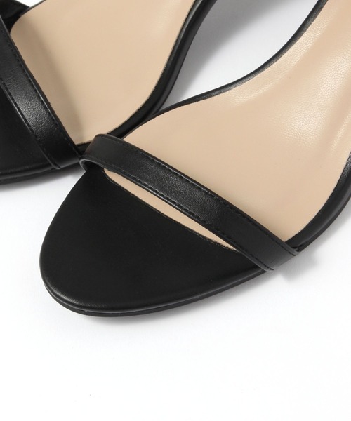 GLOBAL WORK（グローバルワーク）の「らくっション細線ヒールサンダル/571202（サンダル・レディース・ブラック/アイボリー系7/ダークブラウン・LARGE/MEDIUM）」の15枚目の写真