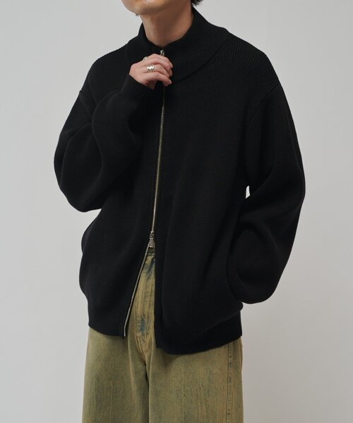 Lui's（ルイス）の「ドライバーズニット（ニット/セーター・メンズ・グレー/ブラック/ネイビー・S/M）」の18枚目の写真