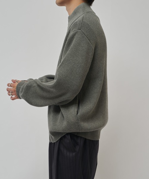 Lui's（ルイス）の「ドライバーズニット（ニット/セーター・メンズ・グレー/ブラック/ネイビー・S/M）」の4枚目の写真