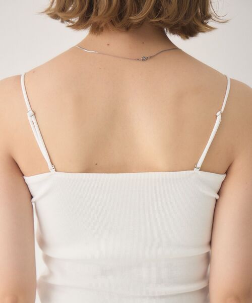 RETRO GIRL（レトロガール）の「【新色追加】カップ付クロップドキャミ（キャミソール・レディース・シルバー/オフホワイト/ブラウン系その他/ブラック/ライトグレー/ブラウン・FREE）」の16枚目の写真