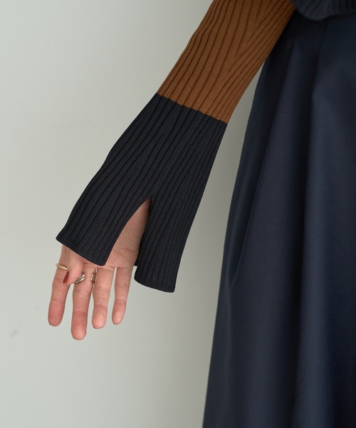 YECCA VECCA（イェッカヴェッカ）の「【2点SET】キャミセット襟付きZIPカーディガン（カーディガン/ボレロ・レディース・キャメル/アイボリー/ブラック・FREE）」の19枚目の写真