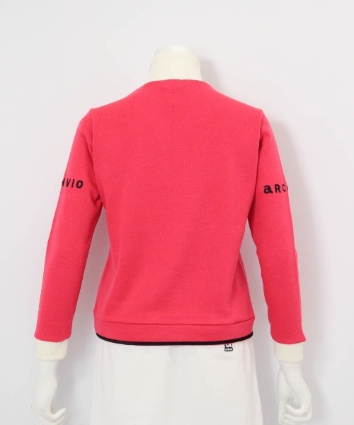 archivio(アルチビオ)の「<LADIES>フロントラインニットソー(Tシャツ/カットソー・レディース・ブラック/ホワイト×ブラウン/ホワイト×グレー/ピンク・S/M/L)」の6枚目の写真